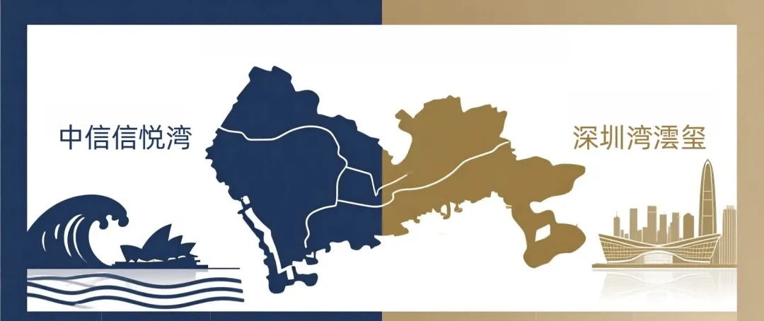 深圳湾两大顶豪对比